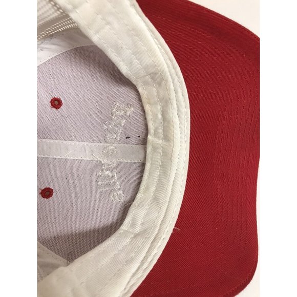 Prineville Oregon Coffee Company Red White Snapback Hat - Picture 6 of 7